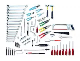 Wright Tool Aircraft Mechanics Starter Set, 97 pcs