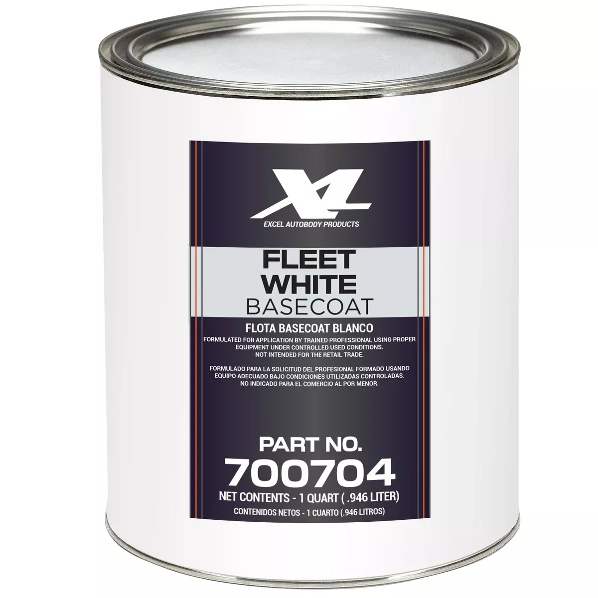 X-L Fleet White Basecoat Quart 700704