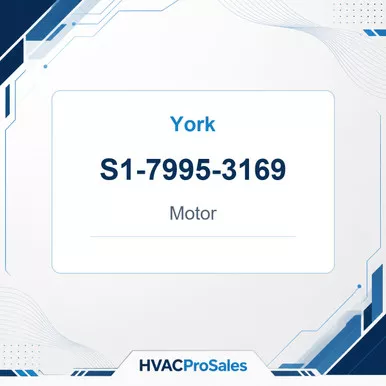 York S1-7995-3169 Motor