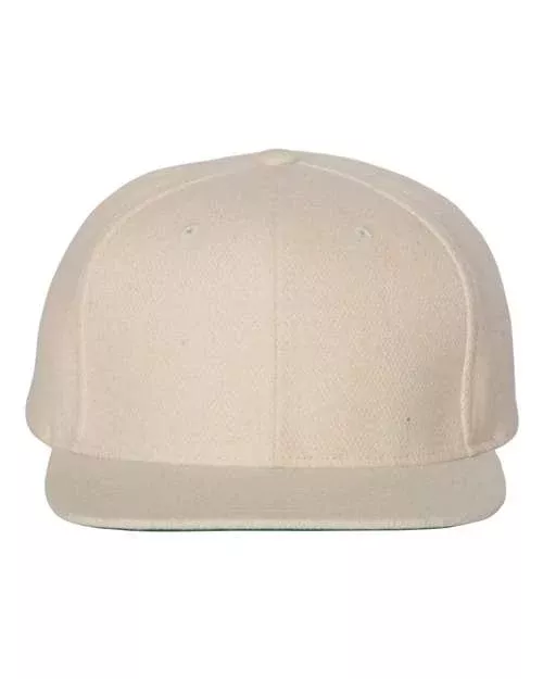 Yupoong Classics Melton Wool Blend Snapback Cap – 6689