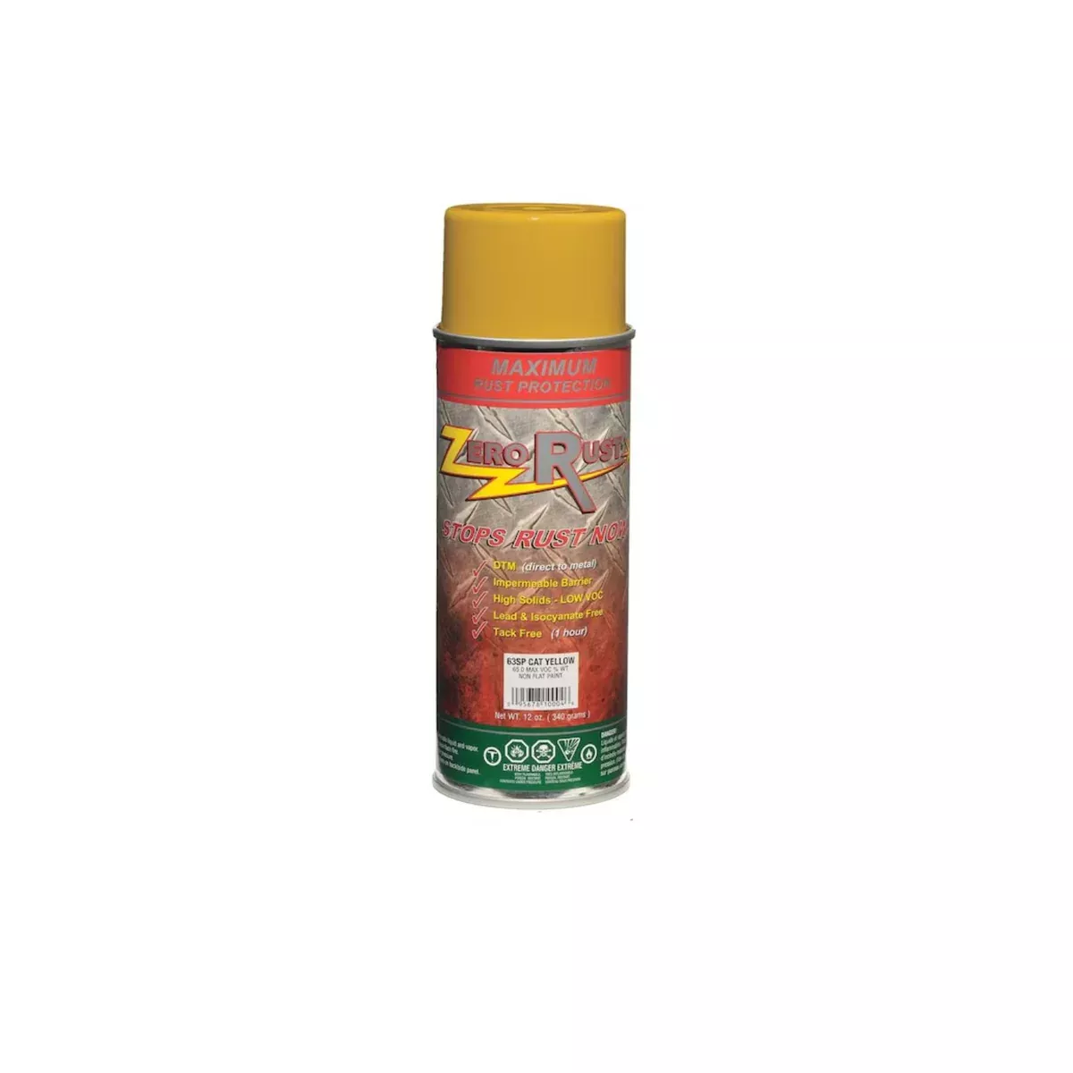 Zero Rust AR-60QT-CA High Solid Red Primer 1 Quart Aerosol