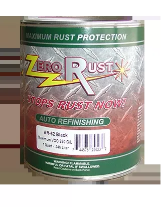 Zero Rust AR-62QT-CA High Solid Black Primer 1 Quart Aerosol