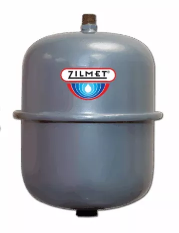 Zilmet ZHT18-30 Cal Pro 4.8 Gallon In-Line Hydronic Expansion Tank, 1/2″ MNPT